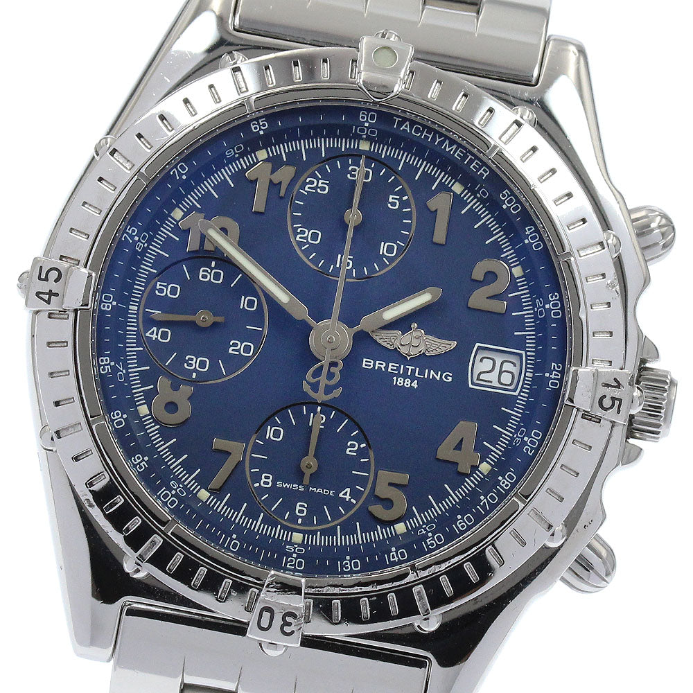 BREITLING Chronomat A13050 Chronograph blue Dial Automatic Men's Watch_883407