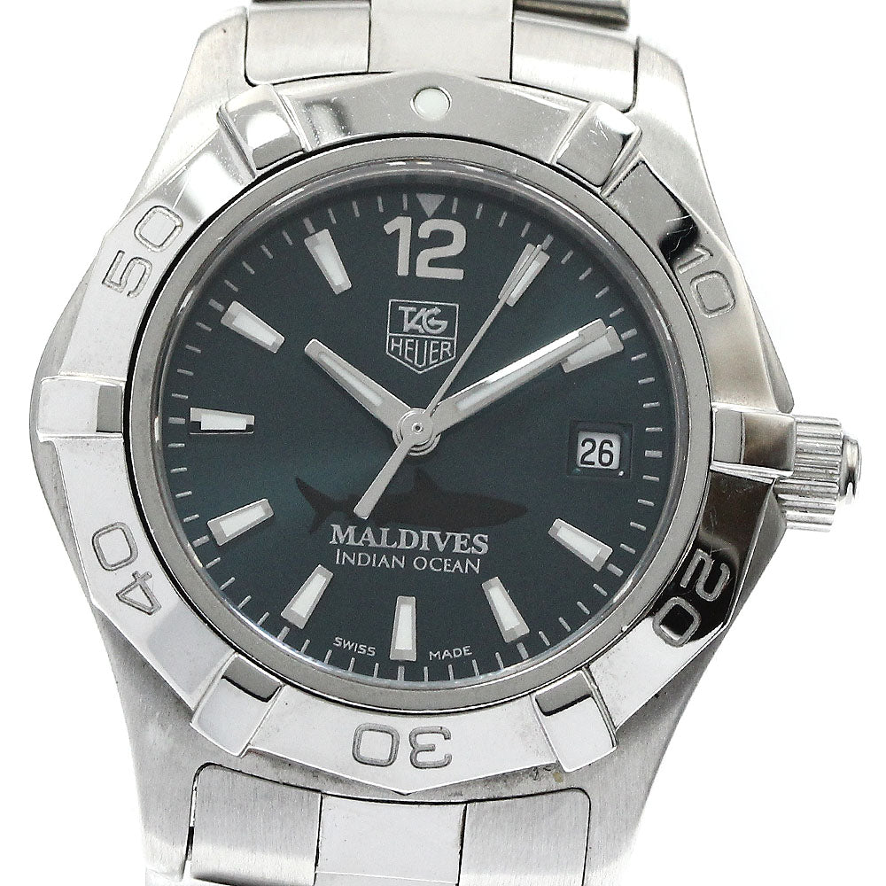 TAG HEUER Aqua racer WAF141M Limited to 400 green Dial Quartz Ladies_888411