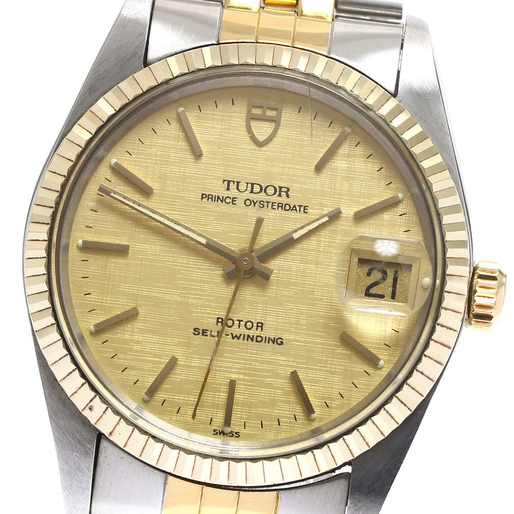 TUDOR Prince Oyster Date 74033 Cal.2824-2 YG bezel Automatic Men's_888430