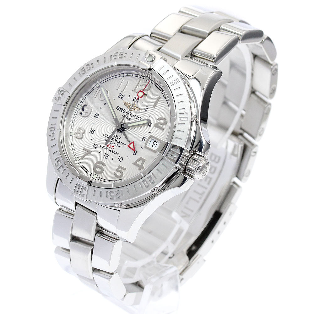 BREITLING Colt A32350 GMT Silver Dial Automatic Men's Watch_888446