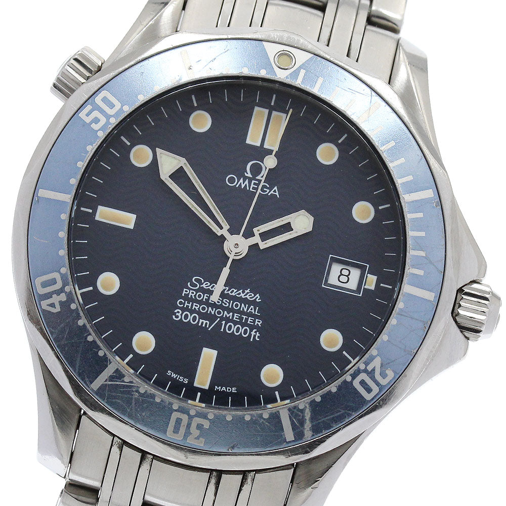 OMEGA Seamaster300 2531.80 Date Navy Dial Automatic Men's Watch_888479