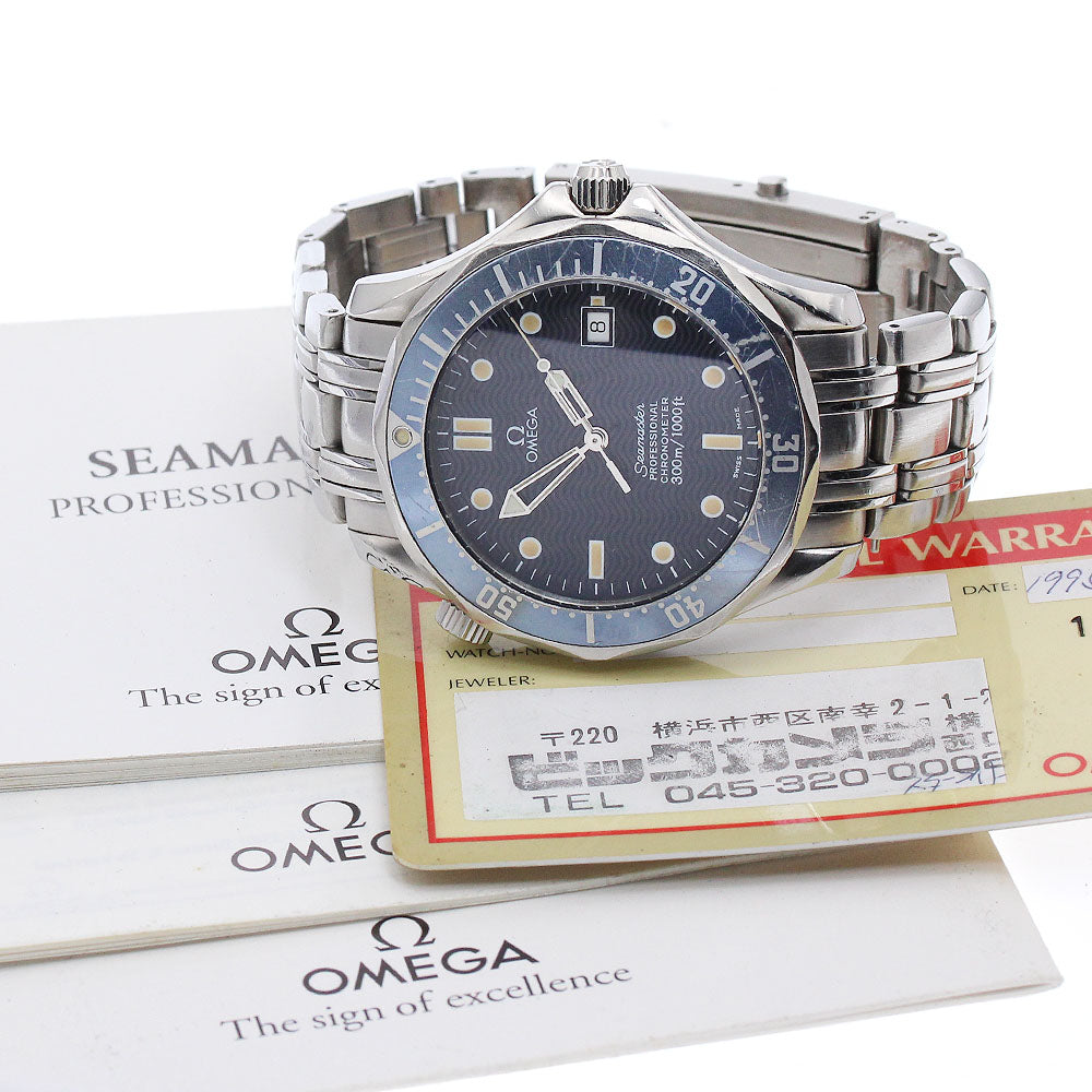 OMEGA Seamaster300 2531.80 Date Navy Dial Automatic Men's Watch_888479