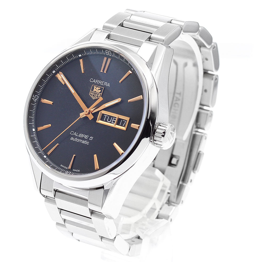 TAG HEUER Carrera Caliber 5 WAR201C-1 Day date black Dial Automatic Men's_888493