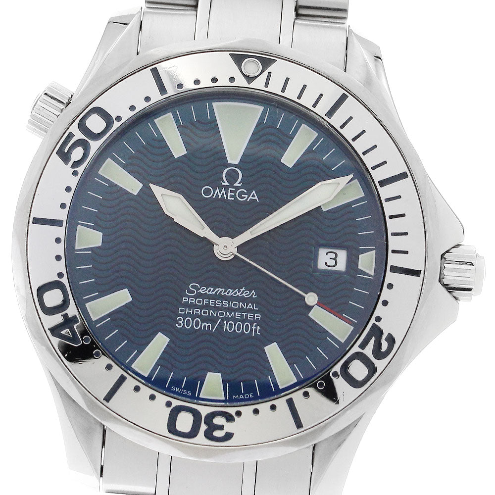 OMEGA Seamaster300 2255.80 Date blue Dial Automatic Men's Watch_888567