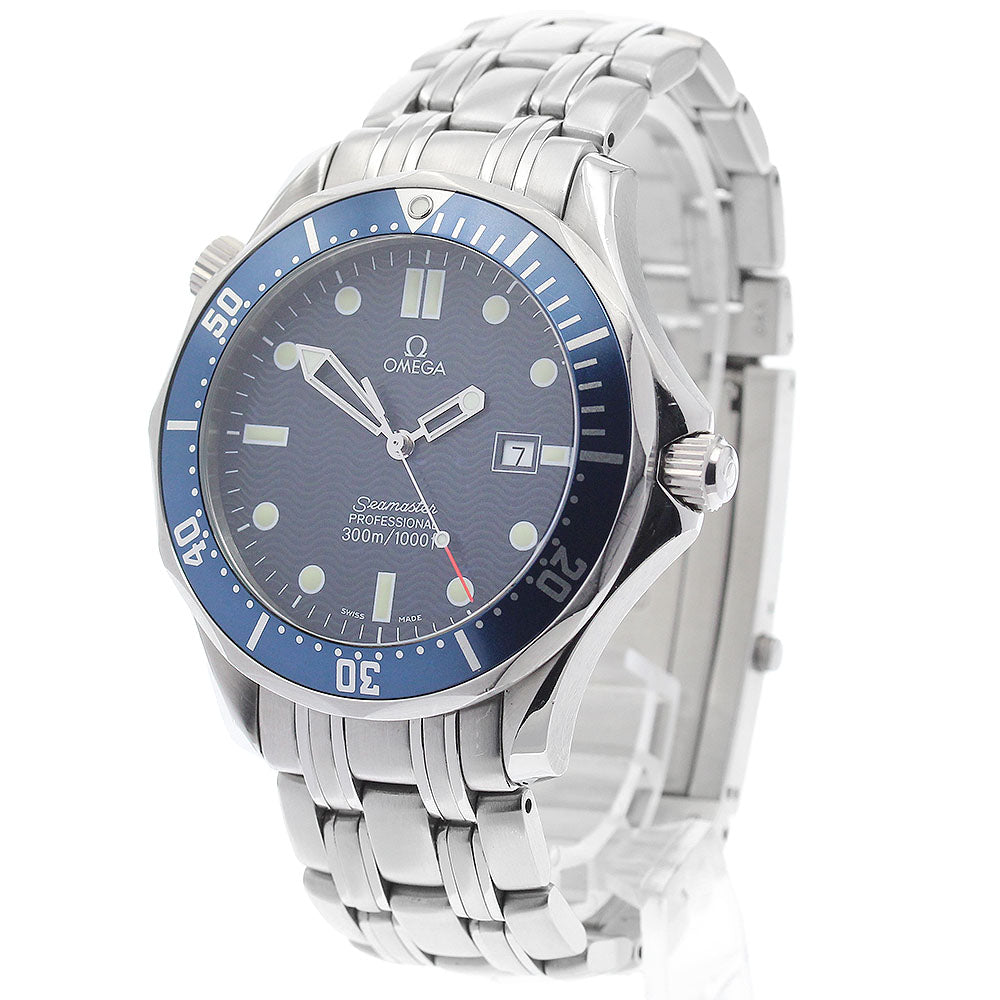 OMEGA Seamaster300 2541.80 Date Navy Dial Quartz Men's Watch_888569