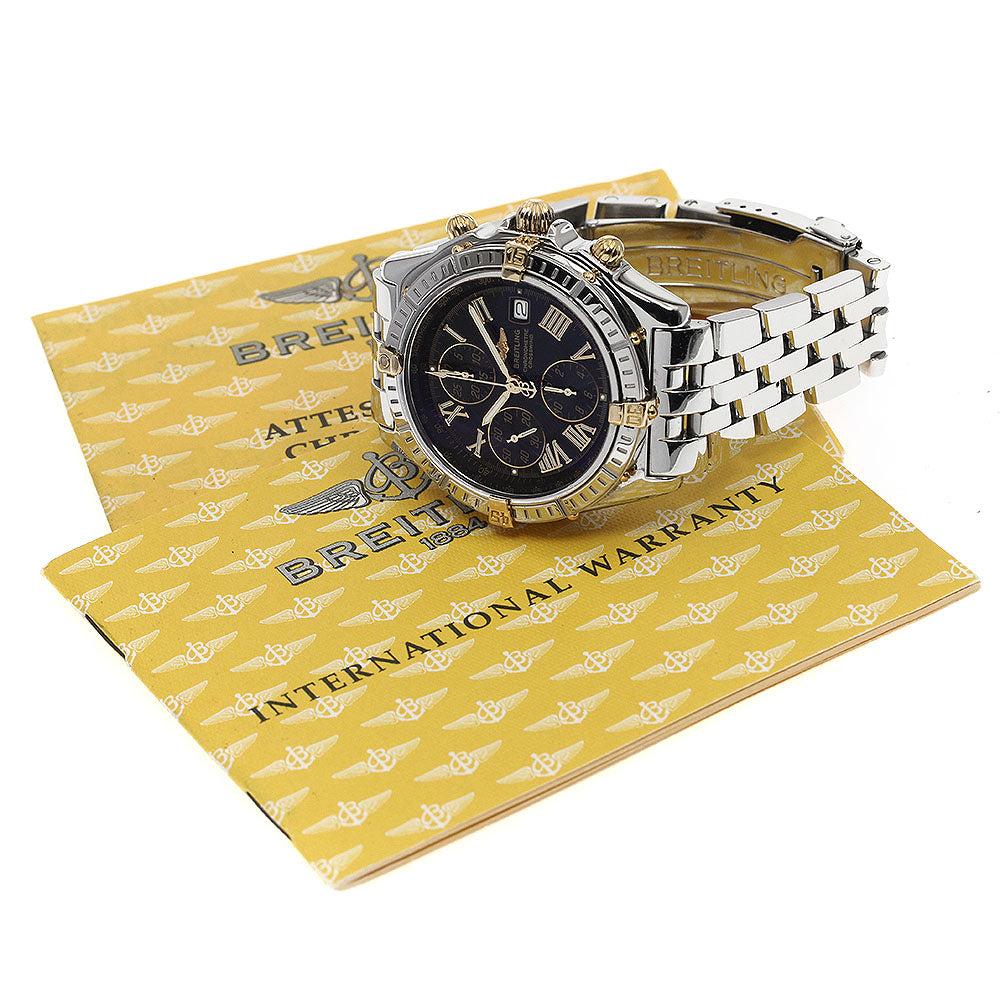 BREITLING Crosswind B13355 Chronograph black Dial Automatic Men's Watch_888581