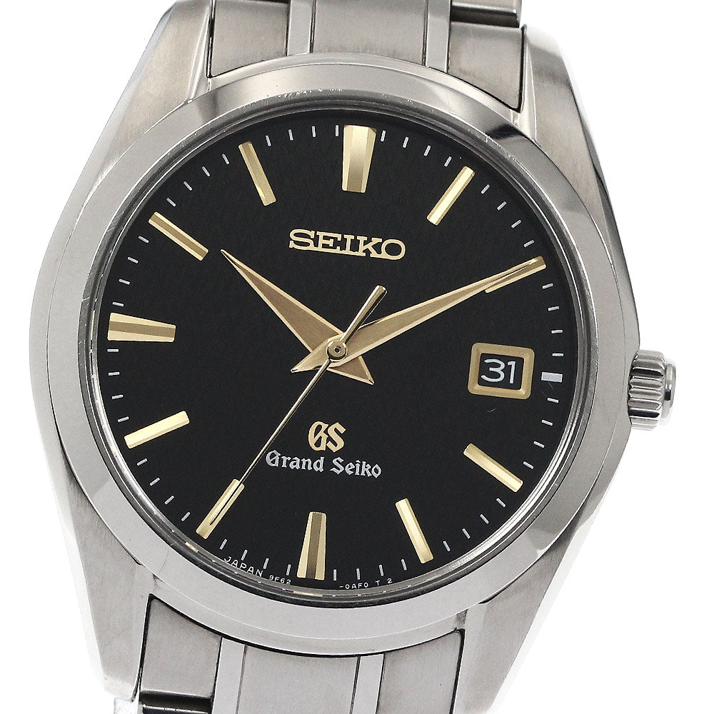 SEIKO Grand Seiko SBGX069/9F62-0AE0 Date black Dial Quartz Men's Watch_888582