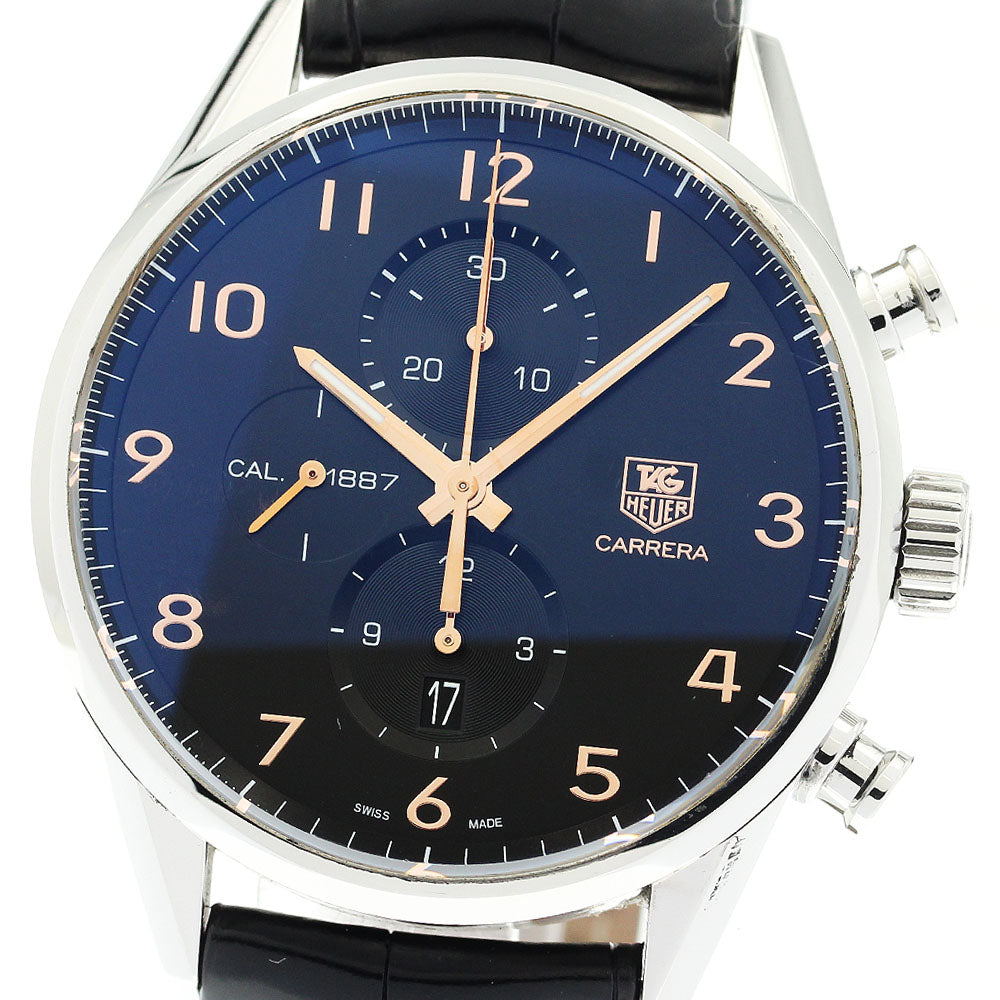 TAG HEUER Carrera CAR2014.FC6235 Caliber 1887 chronograph black Dial Automatic Men's Watch_888595