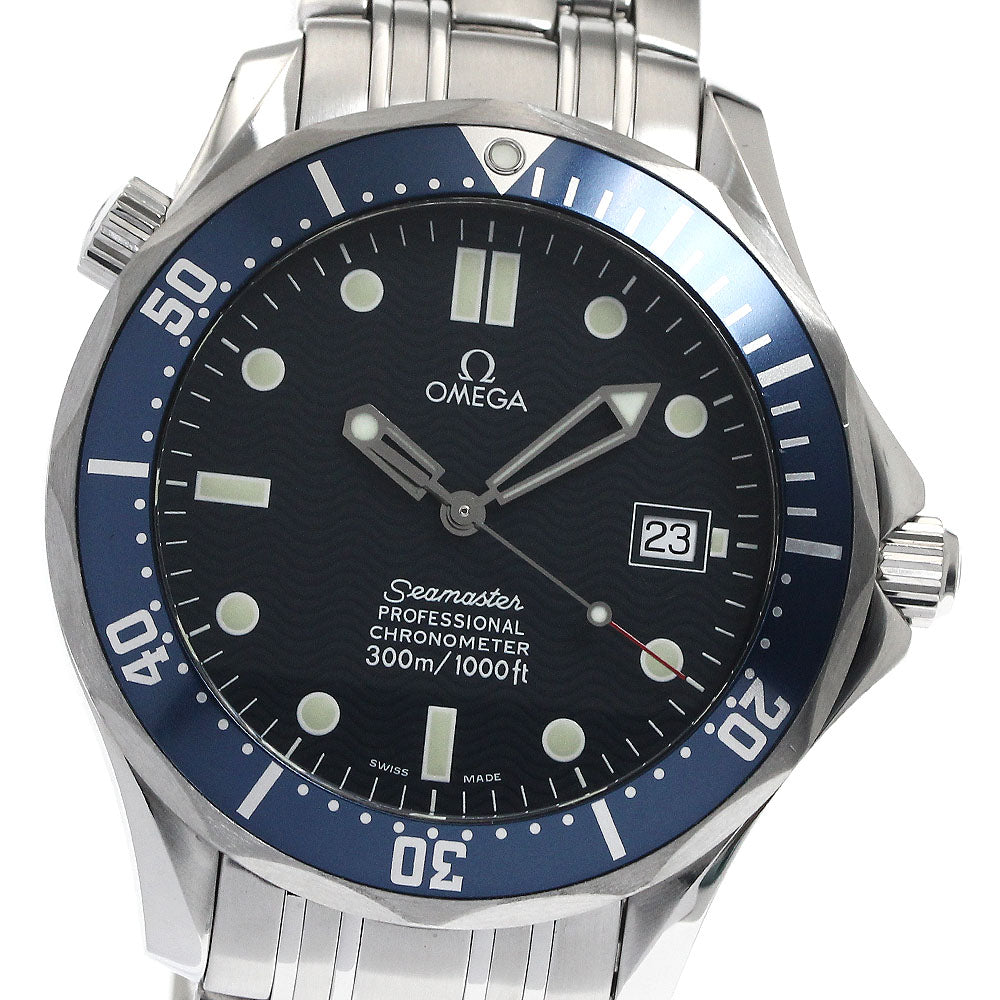OMEGA Seamaster300 2531.80 Date Navy Dial Automatic Men's Watch_888599