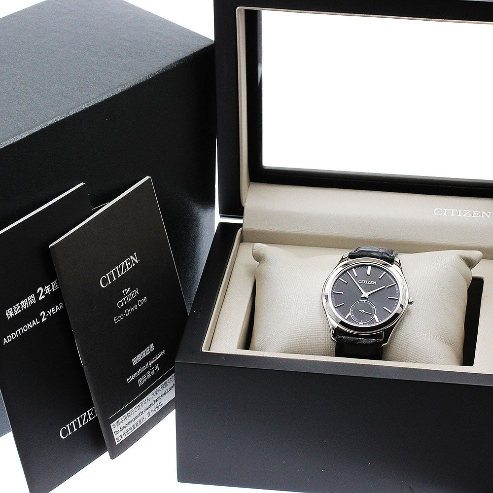 CITIZEN Eco Drive One AQ5010-01E/8845-T027521 Small seconds black Dial Solar Powered Men's Watch_888600