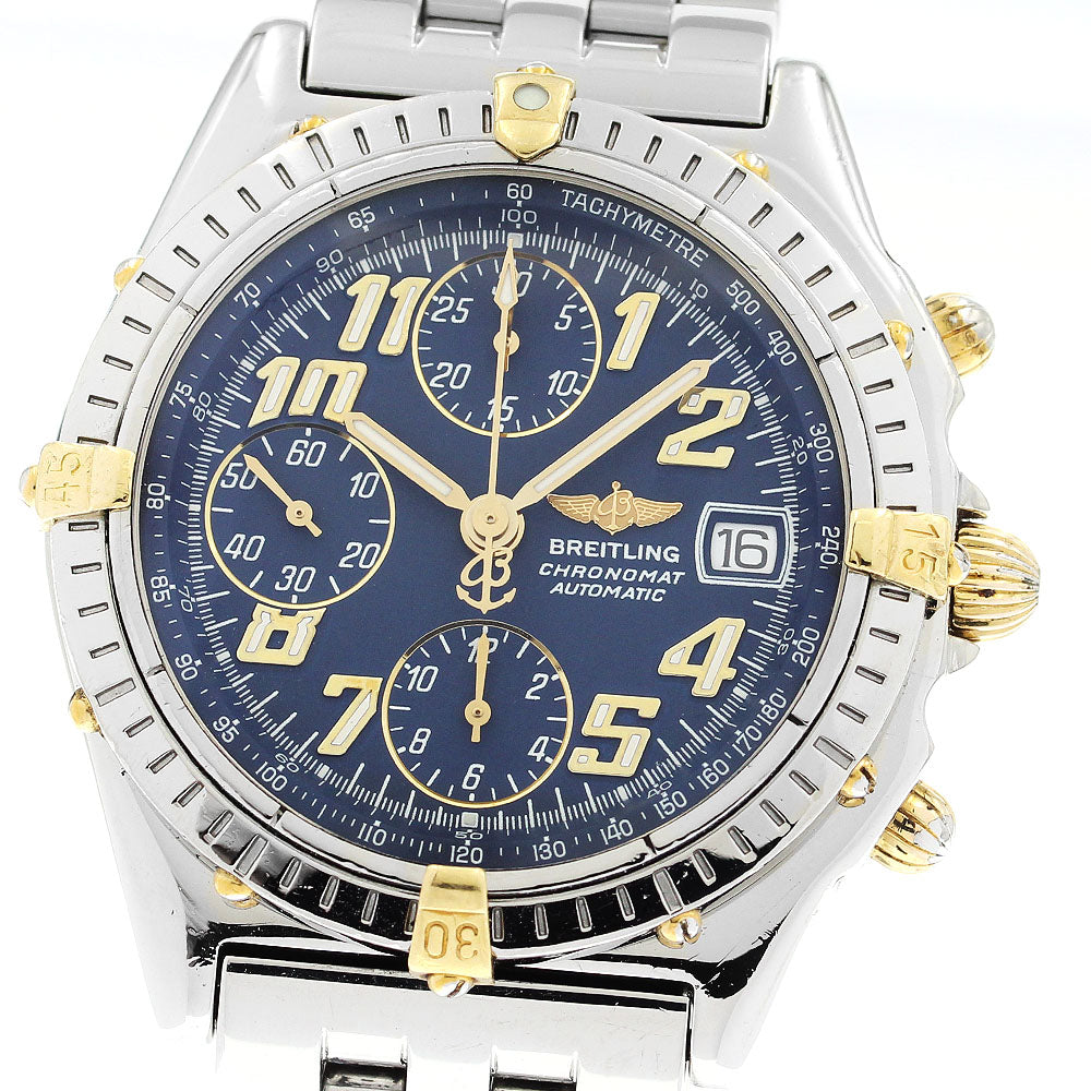 BREITLING Chronomat Bikoro B13050.1 Date Chronograph Navy Dial Automatic Men's Watch_888601