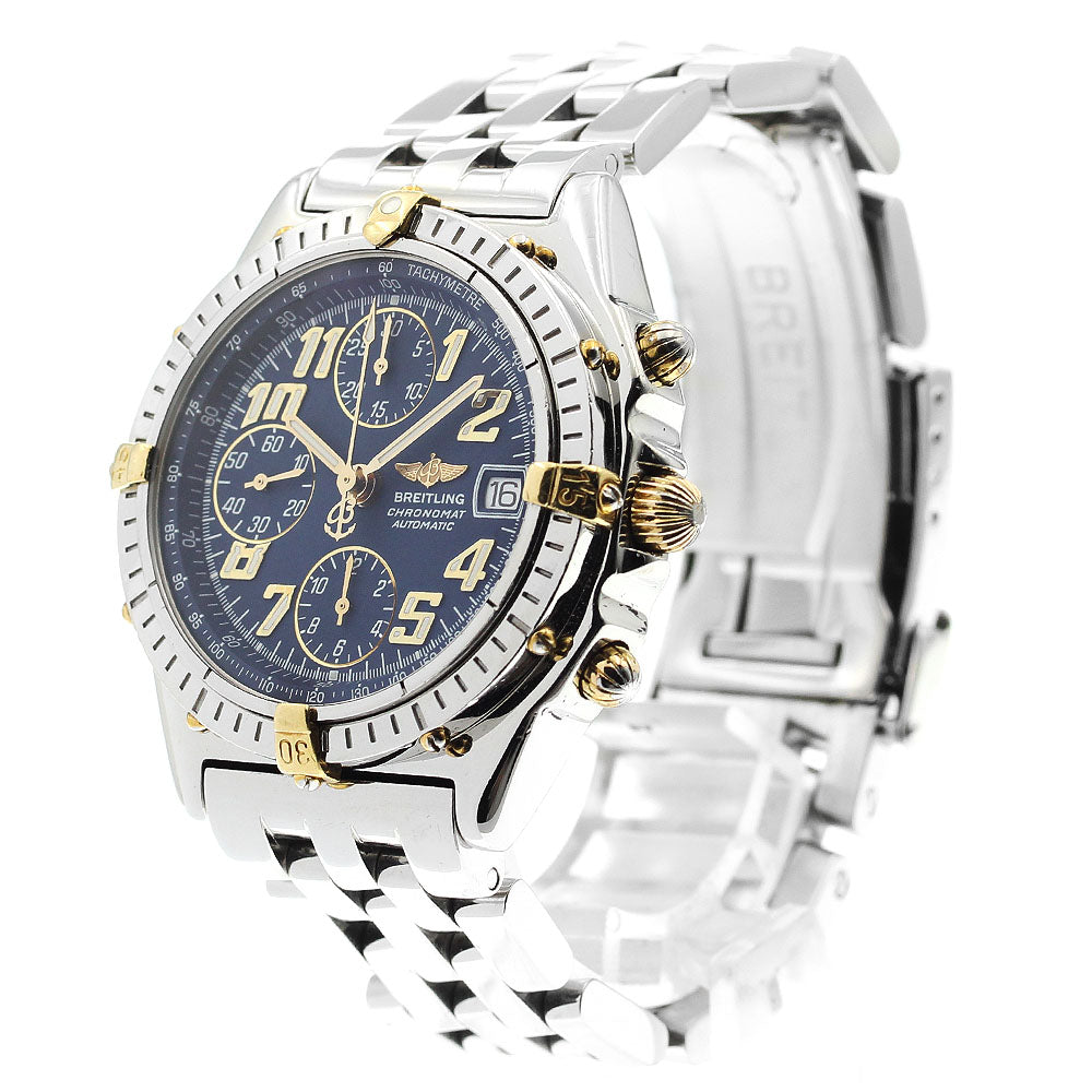 BREITLING Chronomat Bikoro B13050.1 Date Chronograph Navy Dial Automatic Men's Watch_888601