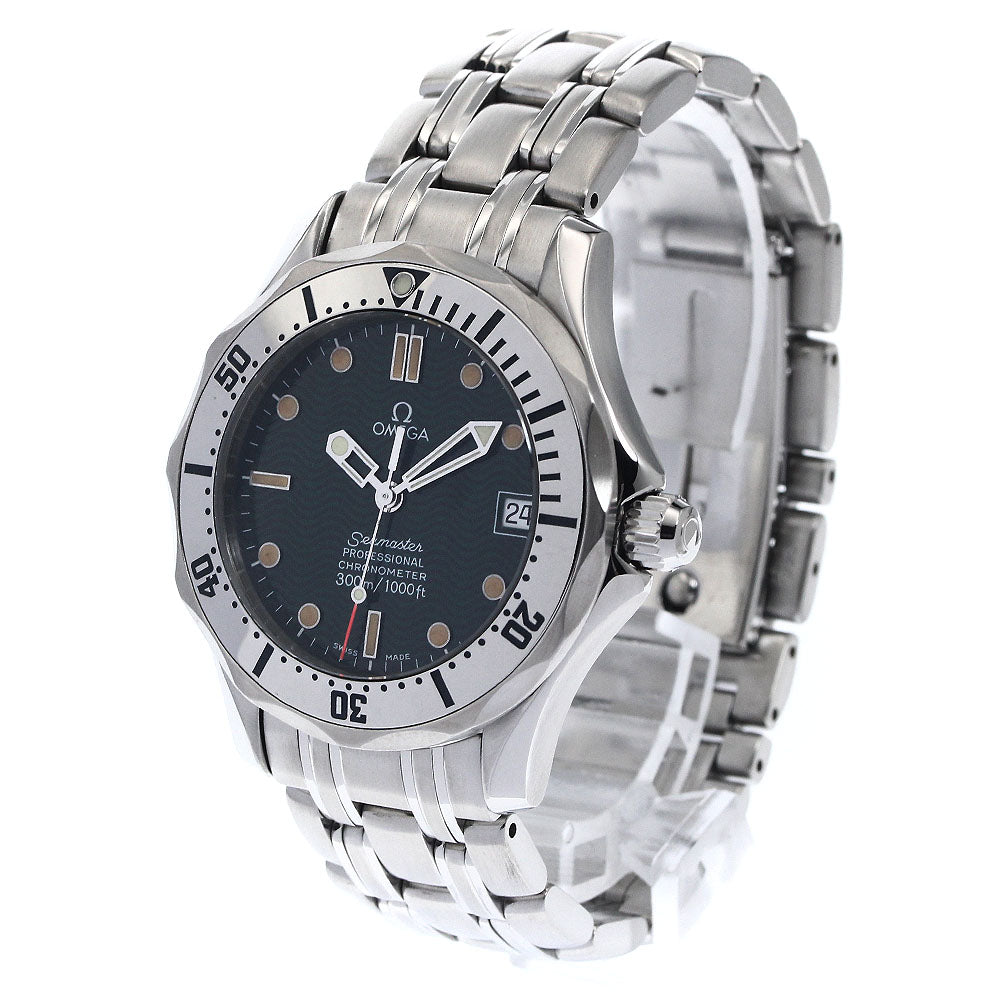 OMEGA Seamaster300 Jack Mayol 2553.41 green Dial Automatic Boy's Watch_888610