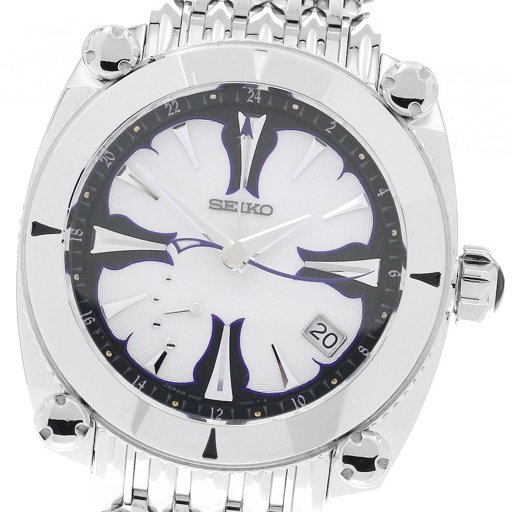 SEIKO Galante SBLA053/5R66-0AN0 GMT Power reserve Spring drive Men's_888615