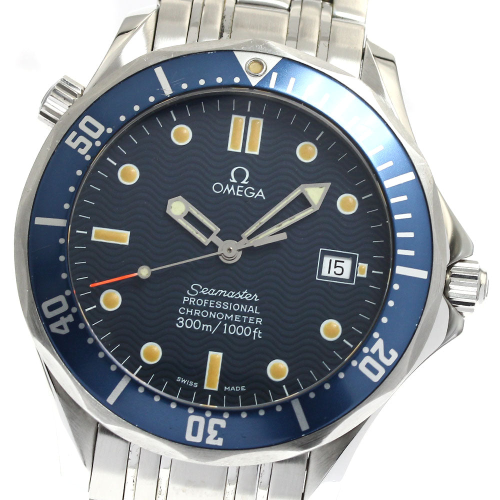 OMEGA Seamaster300 2531.80 Date Navy Dial Automatic Men's Watch_888624