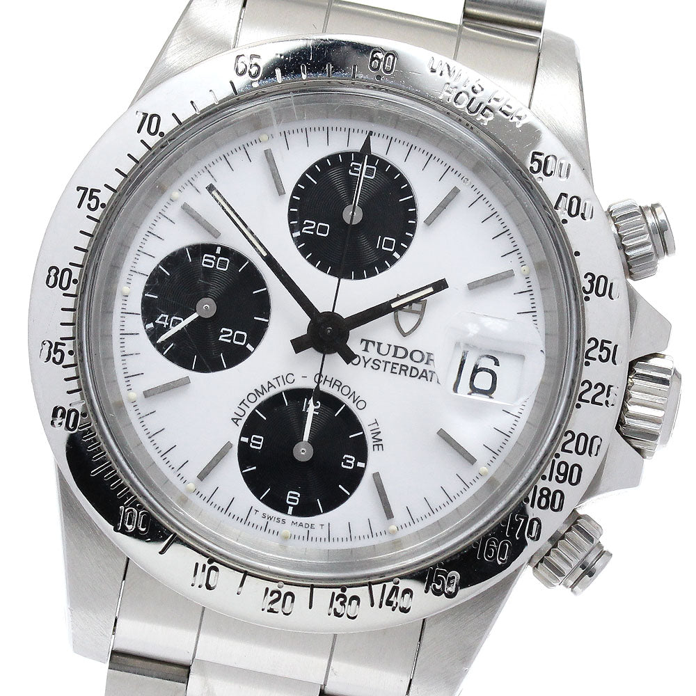 TUDOR Oyster Date Chronotime 79180 White / Black Dial Automatic Men's_888650