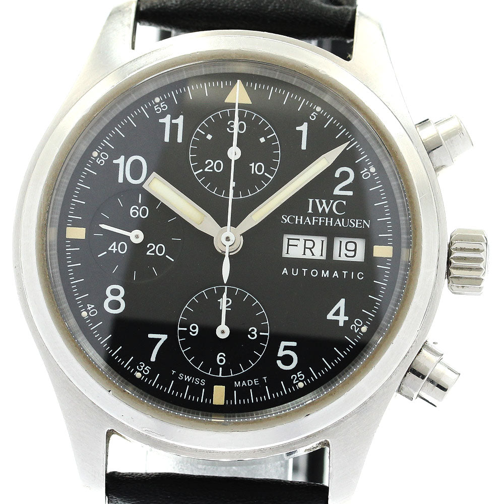 IWC SCHAFFHAUSEN Pilot Freeger IW370607 day date Automatic Men's Watch_888651