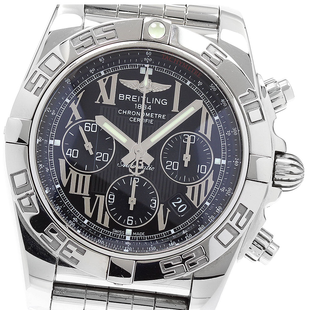 BREITLING Chronomat 44 AB0110 Date black Dial Automatic Men's Watch_888682