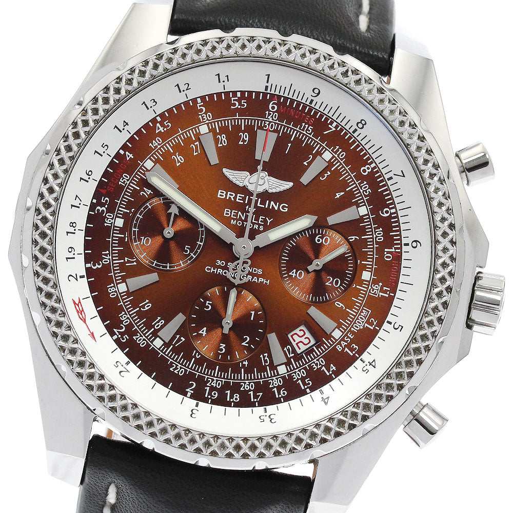 BREITLING Bentley Motors A25362 Chronograph Brown Dial Automatic Men's_888699