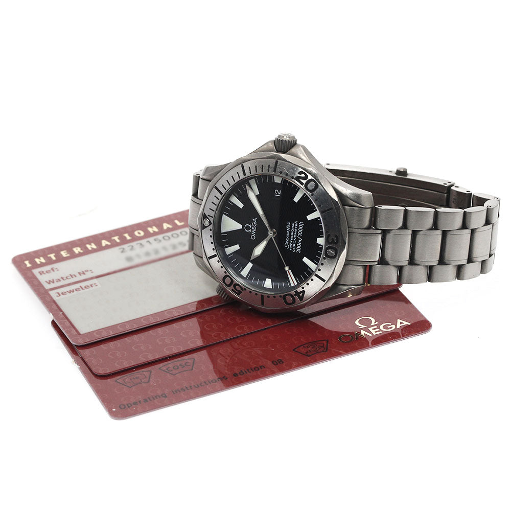 OMEGA Seamaster300 2231.50 Date black Dial Automatic Men's Watch_888700
