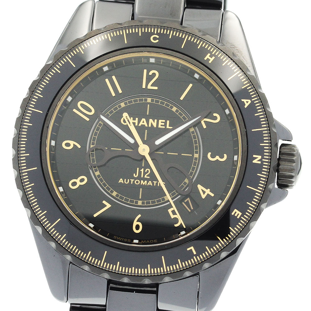 CHANEL J12 Couture 38MM H9762 Black ceramic Automatic Men's Watch_888761