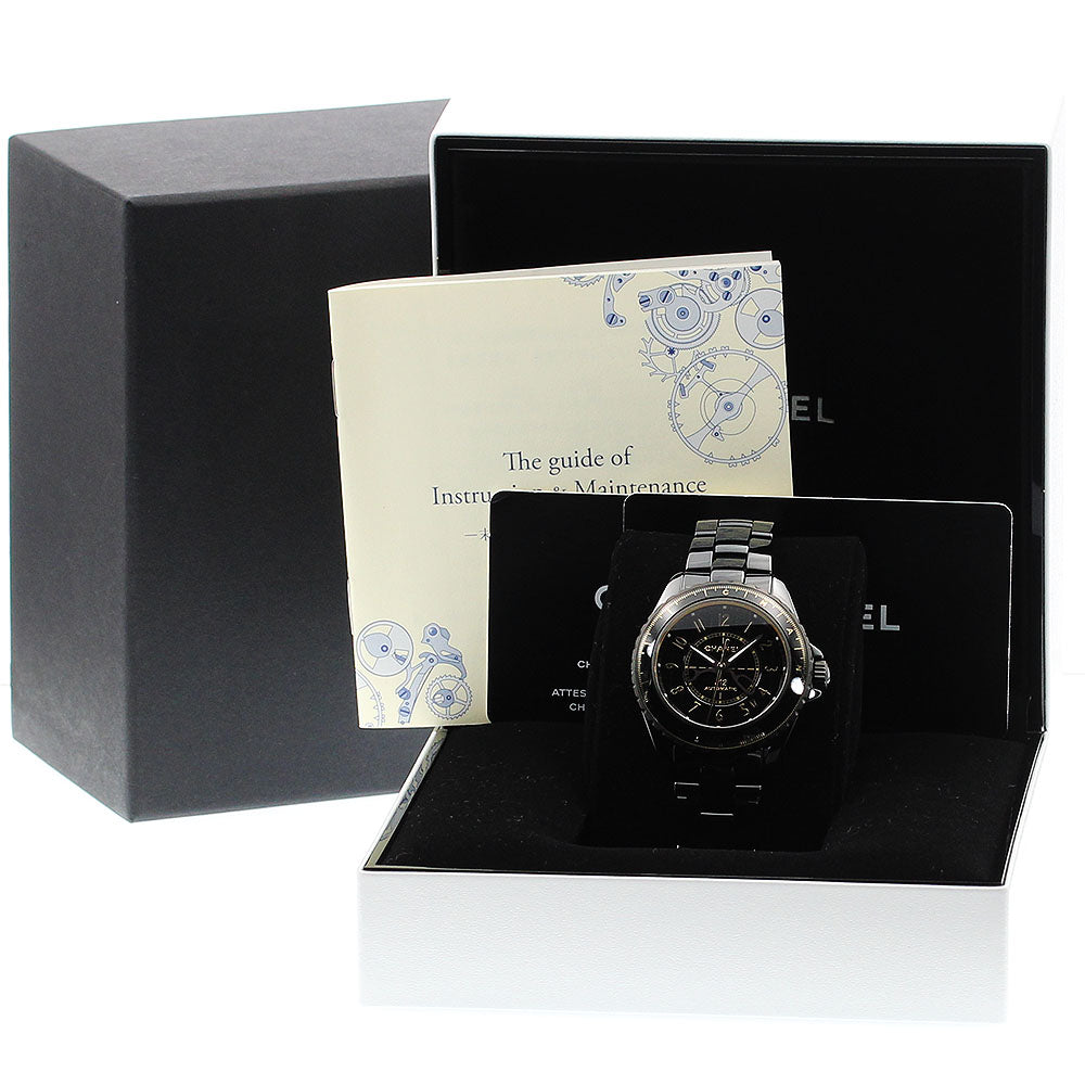 CHANEL J12 Couture 38MM H9762 Black ceramic Automatic Men's Watch_888761