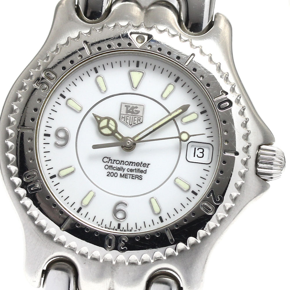 TAG HEUER S/el WG5113-P0 Date white Dial Men's Watch_888773