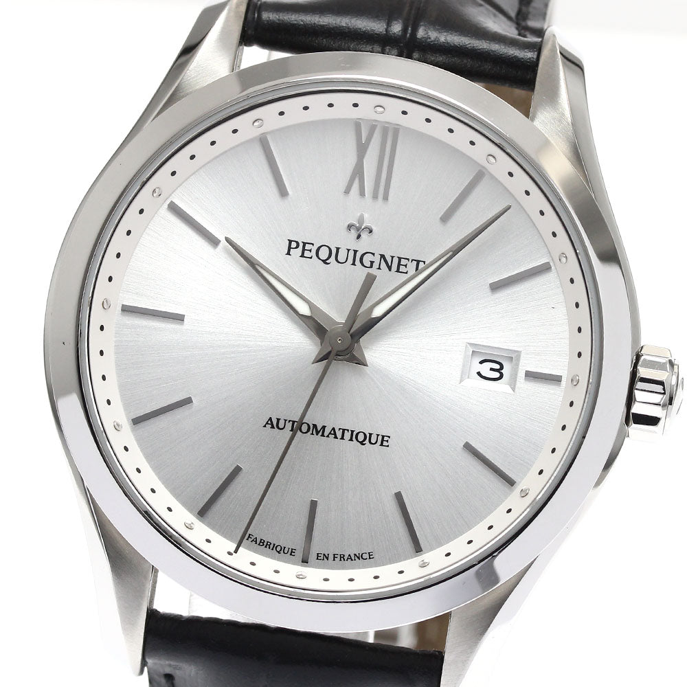 Pequignet Elegance 4800533 Date Silver Dial Automatic Men's Watch_888789