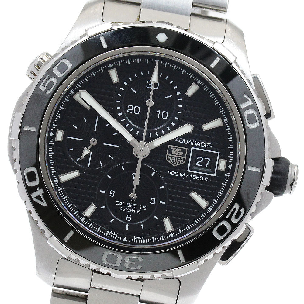 TAG HEUER Aqua racer CAK2110 Chronograph Date Automatic Men's Watch_888795