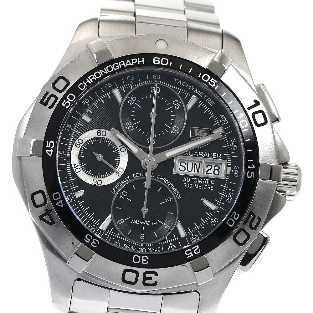 TAG HEUER Aqua racer CAF5010 Chronograph black Dial Automatic Men's Watch_888801