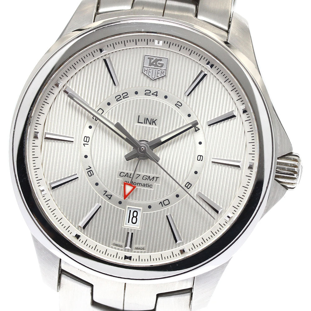 TAG HEUER Link Calibar 7 WAT201B Date GMT Automatic Men's Watch_888809