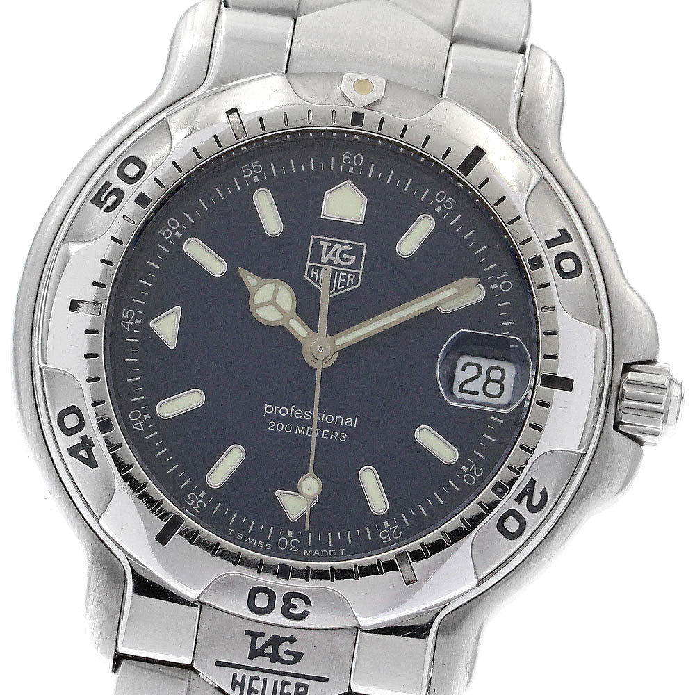 TAG HEUER 6000 Series Professional WH1115-K1 Date Quartz Men's Watch_888818