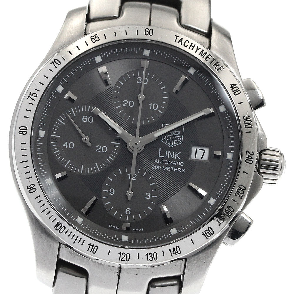 TAG HEUER Link CJF2115 Chronograph gray Dial Automatic Men's Watch_888826