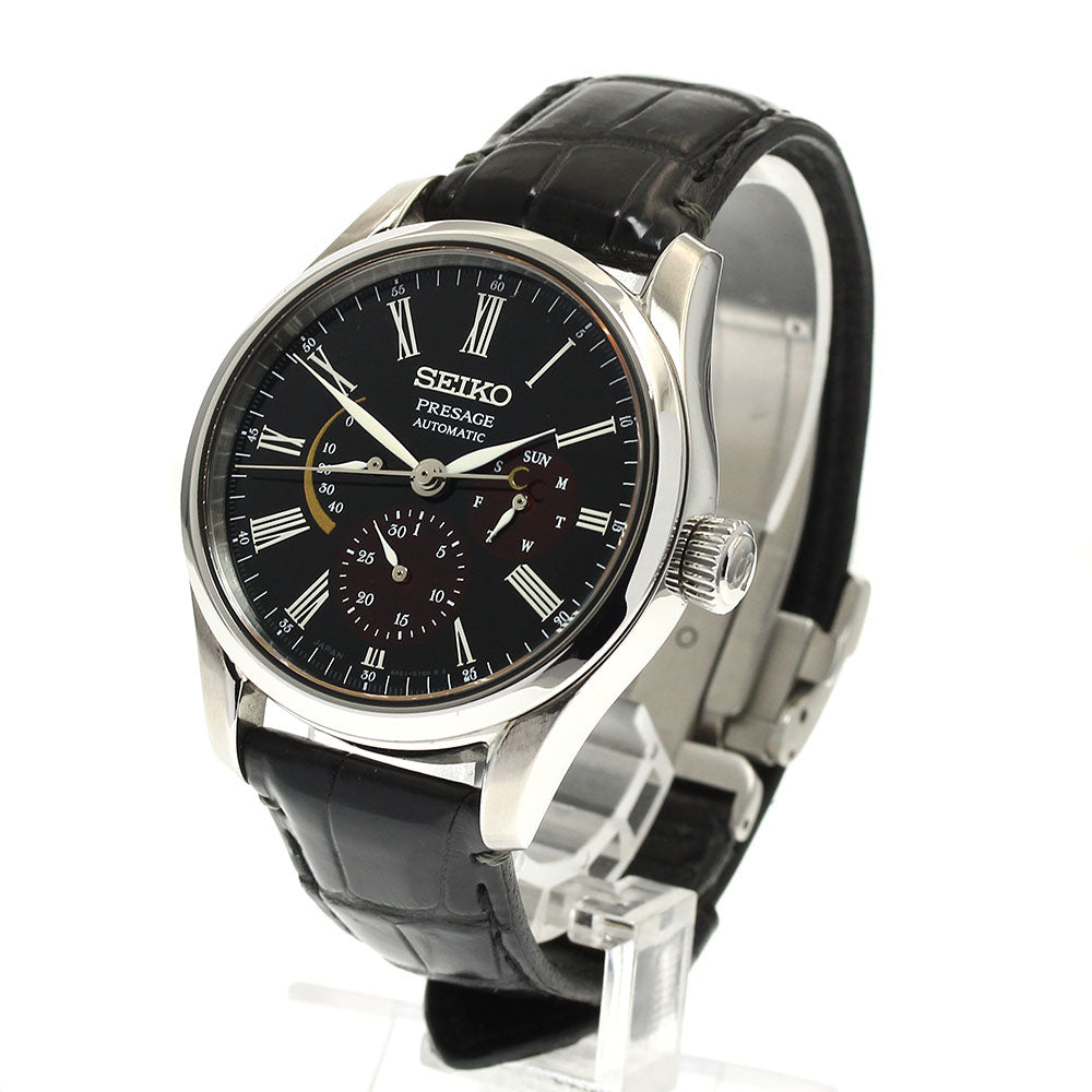 SEIKO Presage lacquer / sandalwood limited model SARW045/6R21-01F0 Power reserve black Dial Automatic Men's Watch_888833