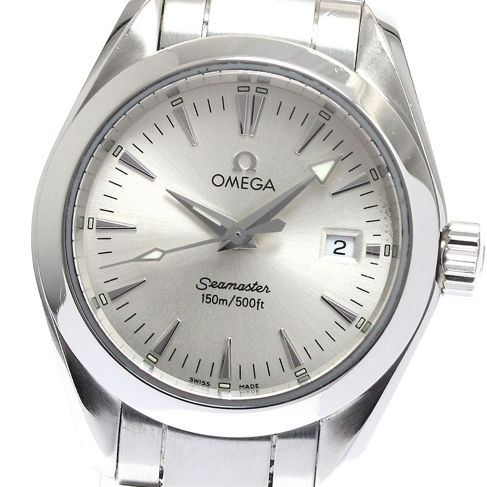 OMEGA Seamaster Aqua Terra 2577.30 Date Silver Dial Quartz Ladies Watch_888837
