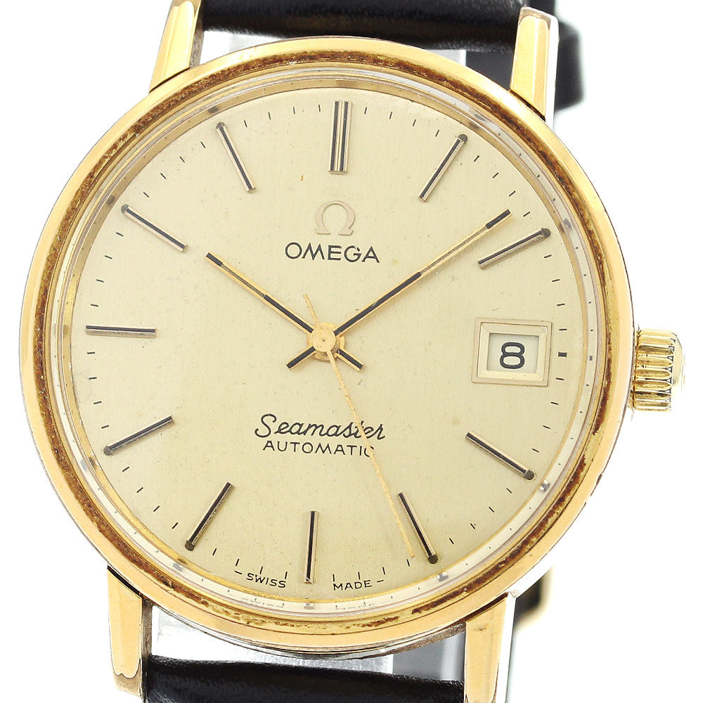 OMEGA Seamaster Ref.166.0202 Cal.1012 Date gold Dial Automatic Men's_888840