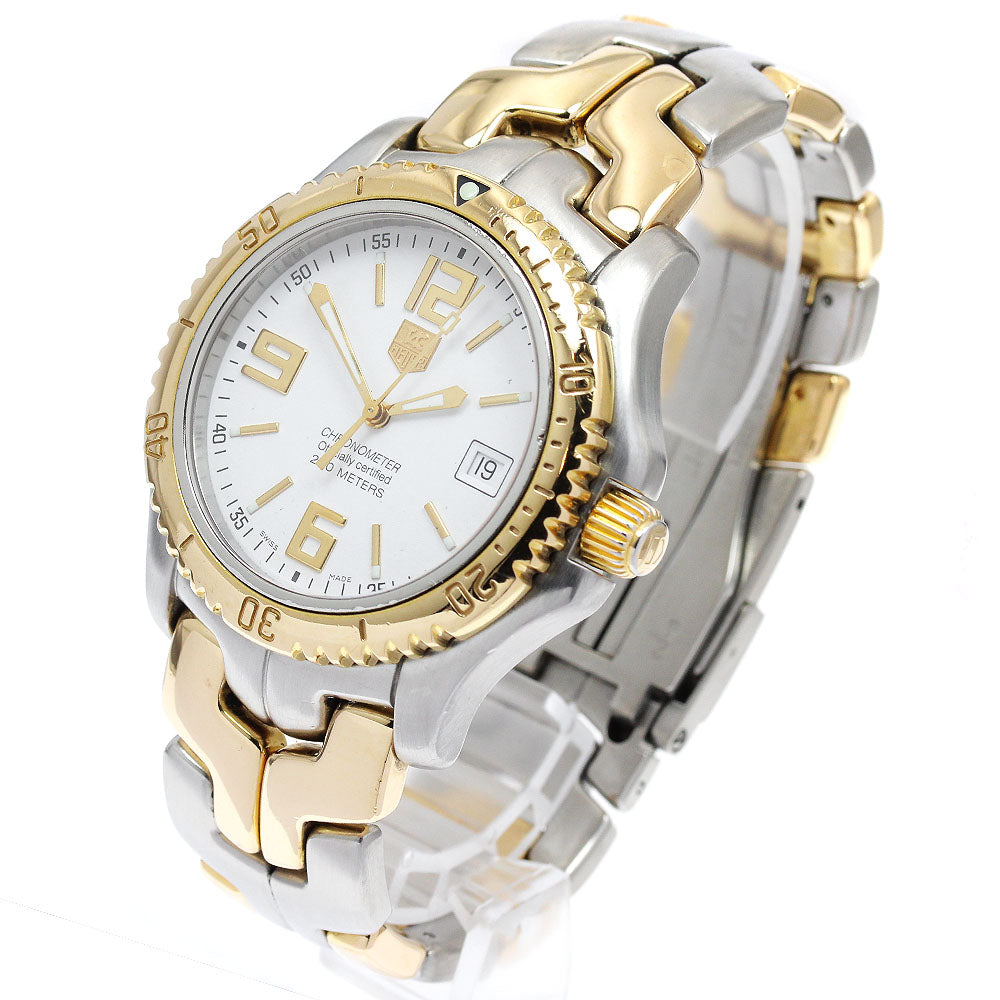 TAG HEUER Link WT5150 Chronometer Date white Dial Automatic Men's Watch_888845