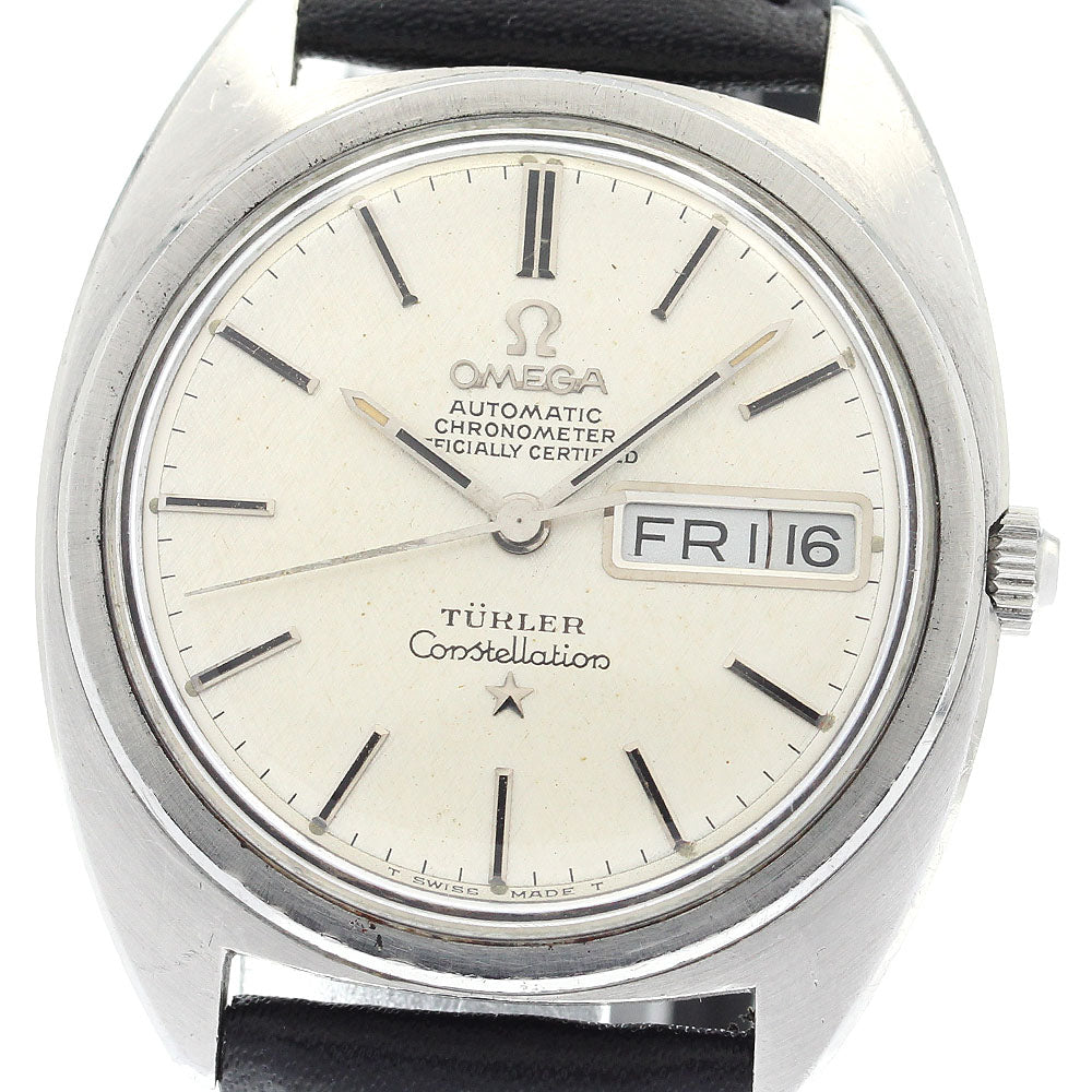 OMEGA Constellation Day Date Cal.751 Silver Dial Automatic Men's Watch_888859