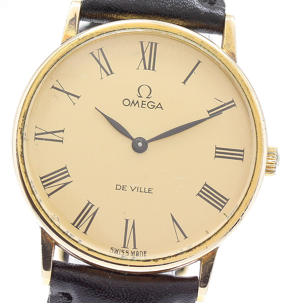 OMEGA De Ville 111.140 Cal.625 gold Dial Hand Winding Men's Watch_888886