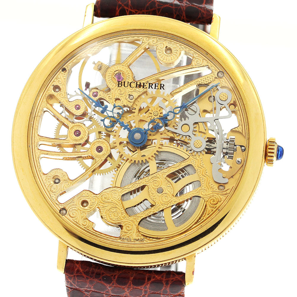 BUCHERER skeleton Dial Hand Winding Men's Watch_888895