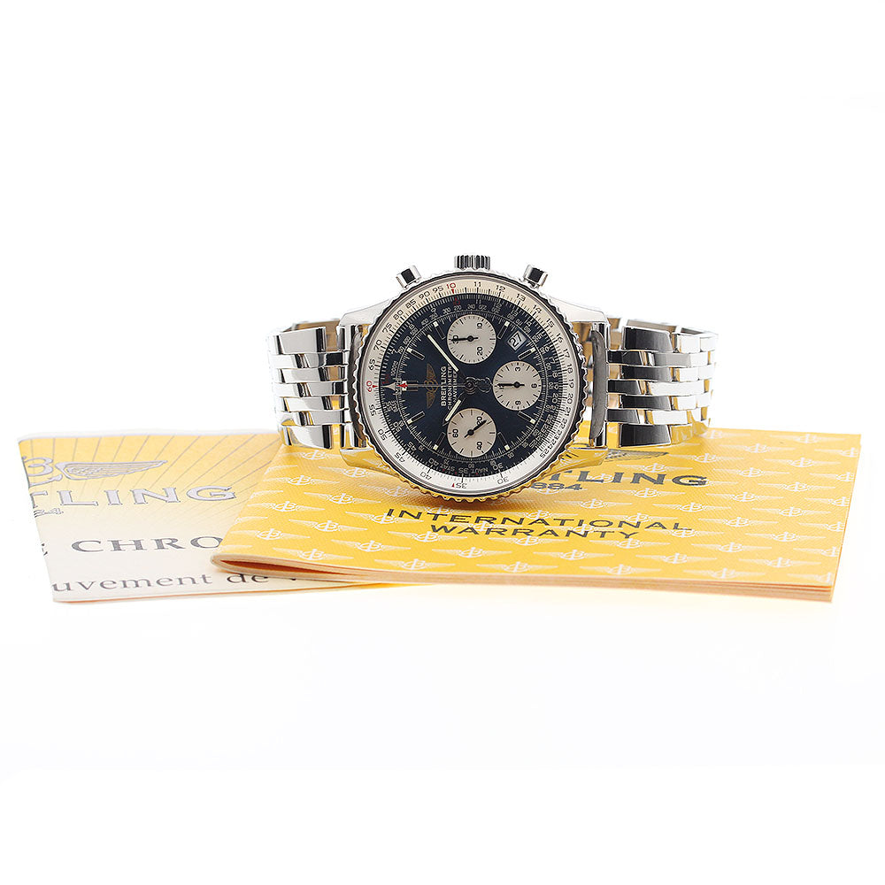 BREITLING Navitimer A23322 Chronograph blue Dial Automatic Men's Watch_888902