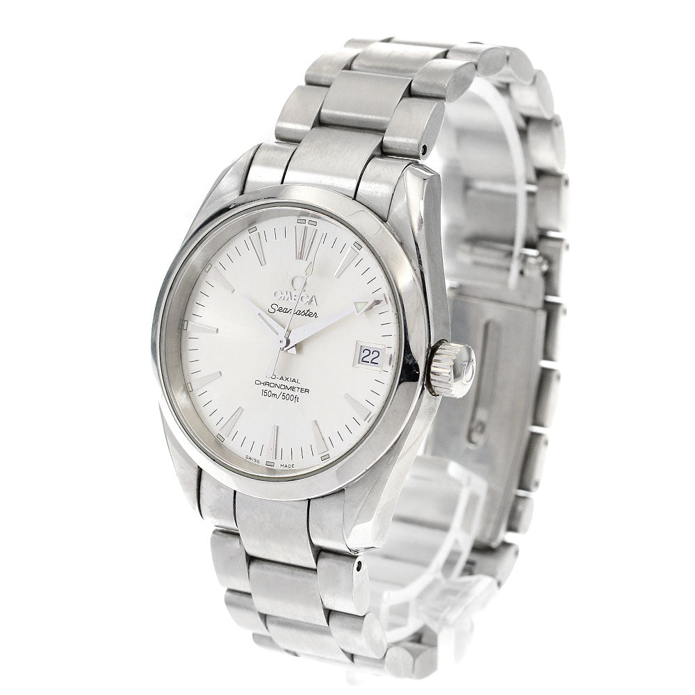 OMEGA Seamaster Aqua Terra 2504.30 Date Silver Dial Automatic Boy's Watch_888909