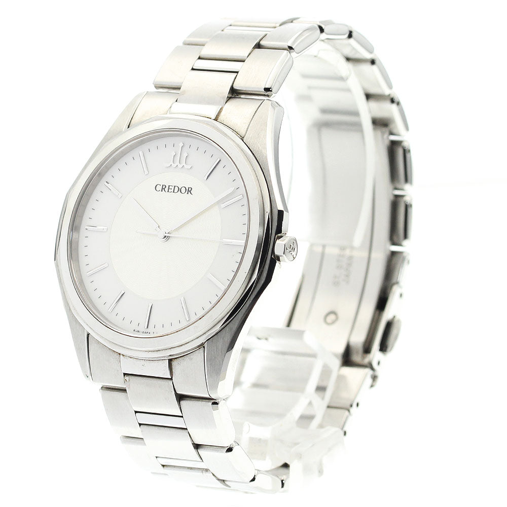 SEIKO CREDOR SIGNO GCAR043/8J81-0AF0 Silver Dial Quartz Men's Watch_888929