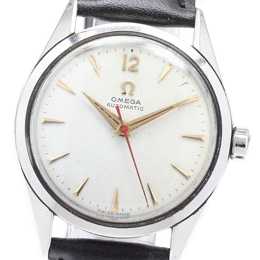 OMEGA 2802-4 SC Round Cal.471 Silver Dial Automatic Men's Watch_888931
