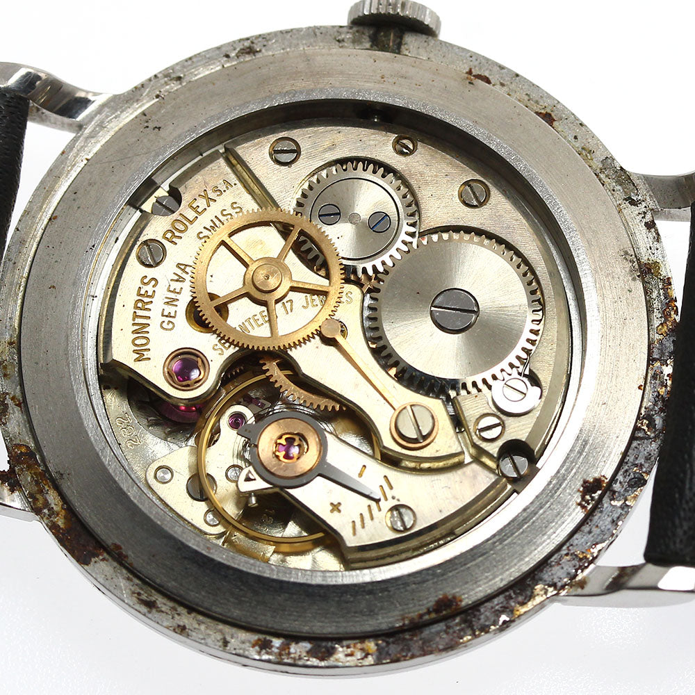 ROLEX Precision Ref.9829 cal.1225 vintage Silver Dial Hand Winding Men's Watch_888934