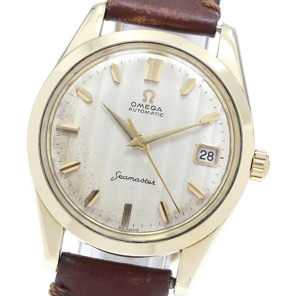 OMEGA Seamaster 14763-62 SC Cal.562 Date gold Dial Automatic Men's Watch_888940