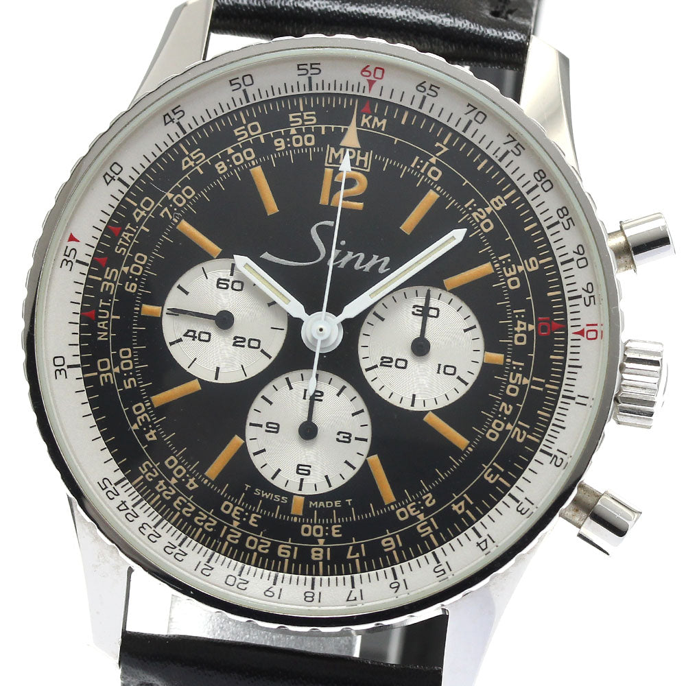 Sinn navigation 903.ST.GL Cal.1873 Chronograph Hand Winding Men's Watch_888948