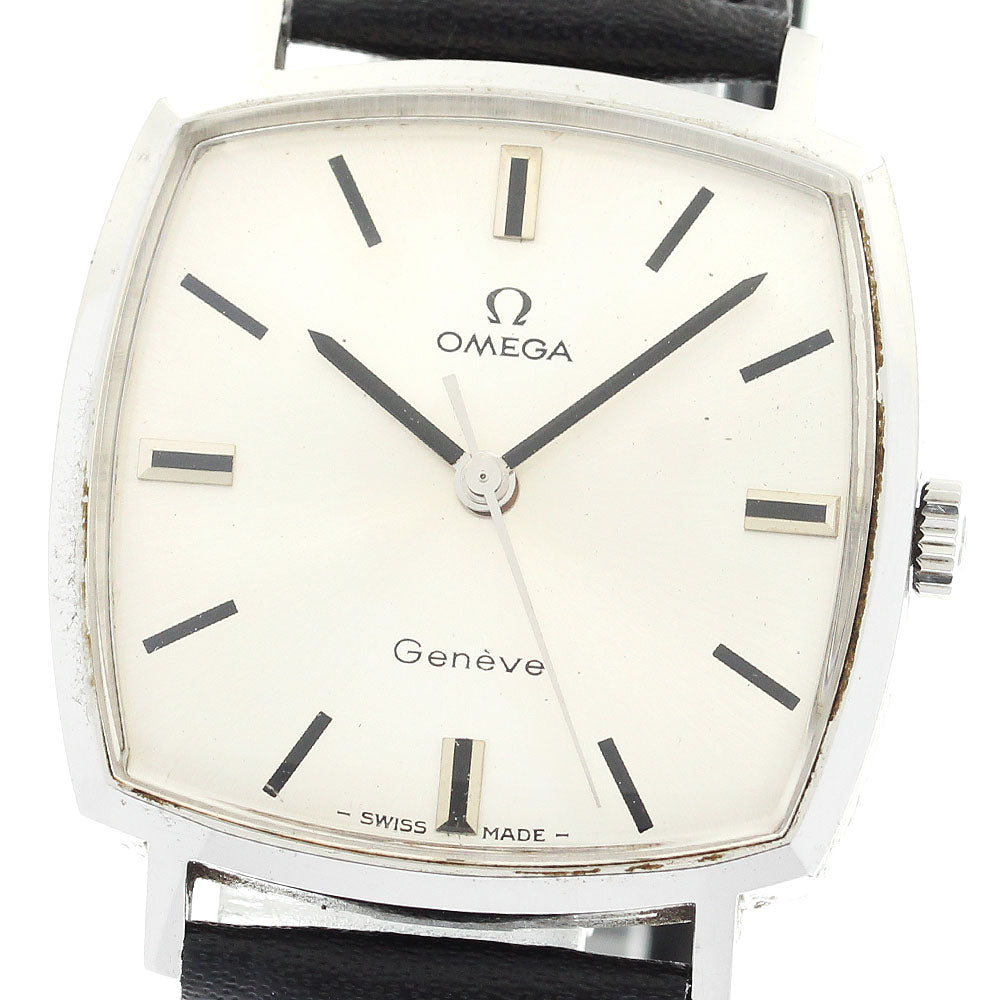 OMEGA Geneve 131 022 Square cal.601 Silver Dial Hand Winding Men's Watch_888955