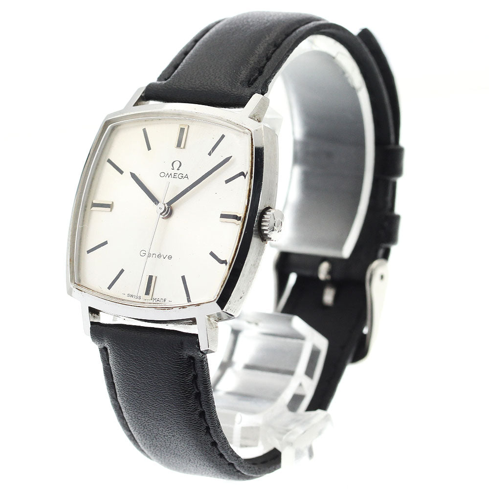 OMEGA Geneve 131 022 Square cal.601 Silver Dial Hand Winding Men's Watch_888955