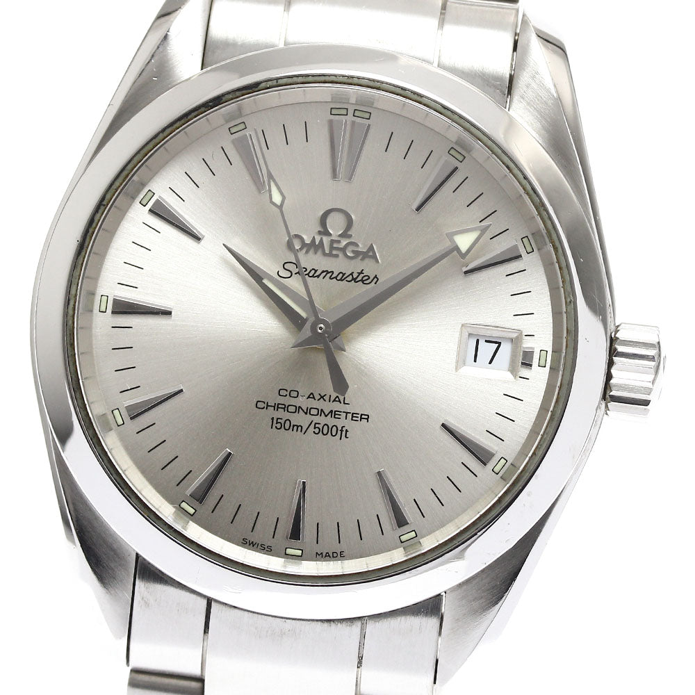 OMEGA Seamaster Aqua Terra 2504.30 Date Silver Dial Automatic Boy's Watch_888967